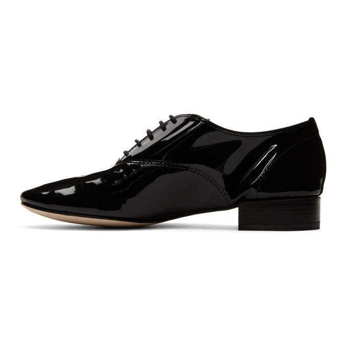 Repetto Black Patent Zizi Oxfords