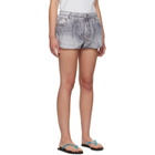 Acne Studios Gray Printed Shorts