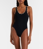 Burberry x Hunza G Faye Burberry Check swimsuit