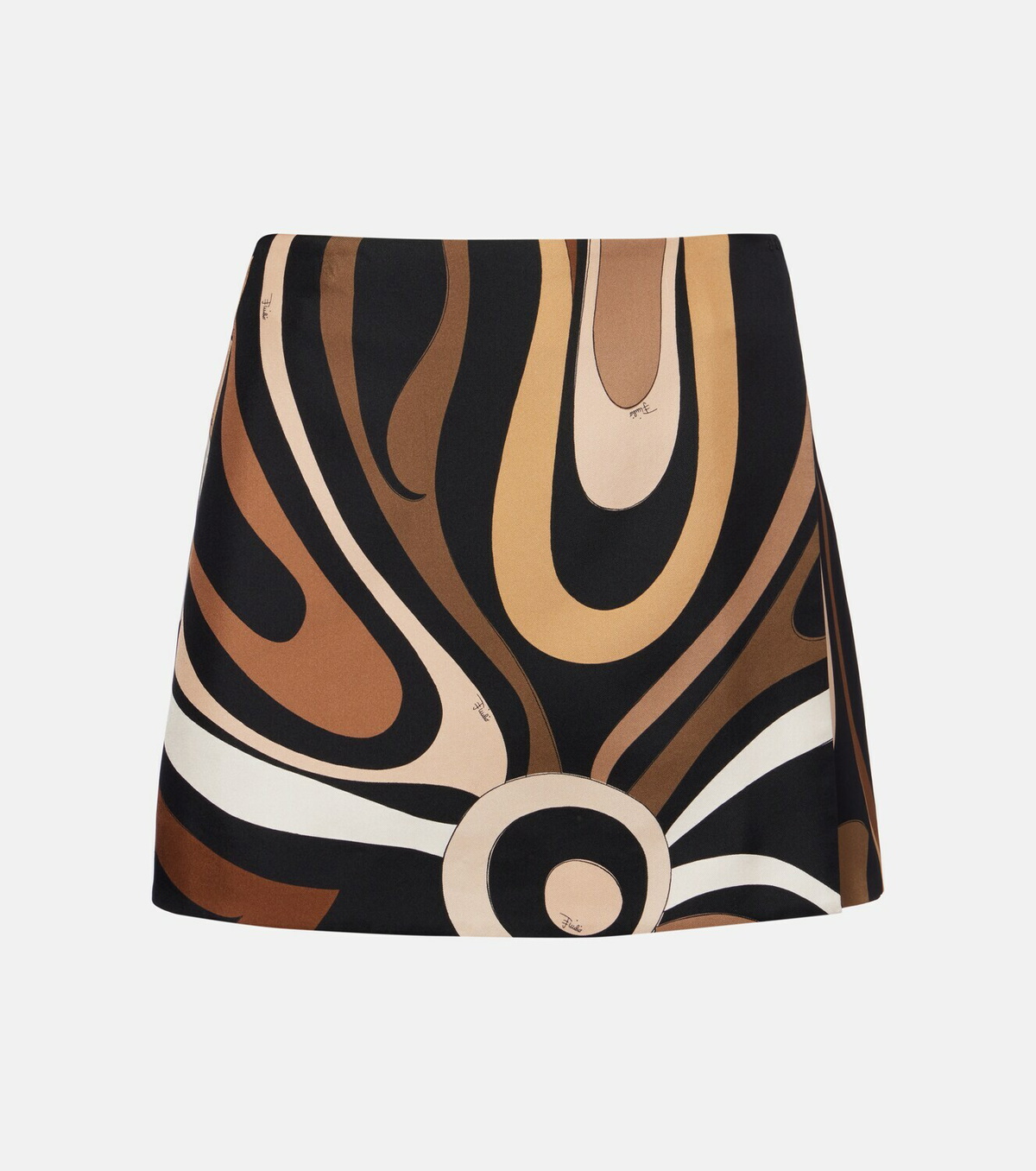 Pucci Marmo silk satin miniskirt