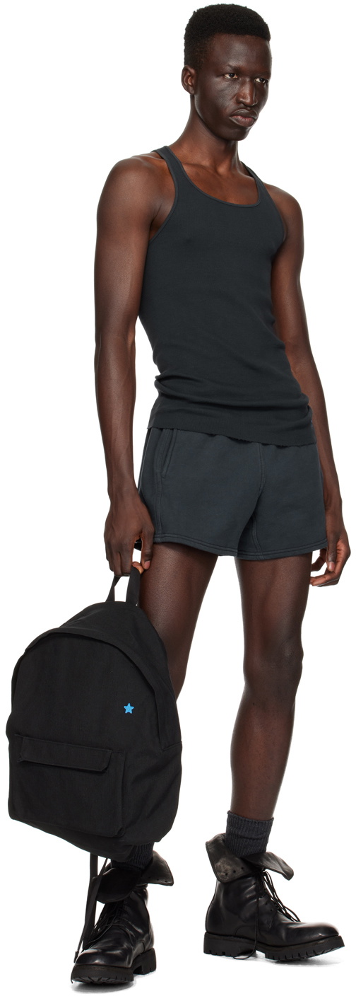 GREG ROSS Black Gym Shorts