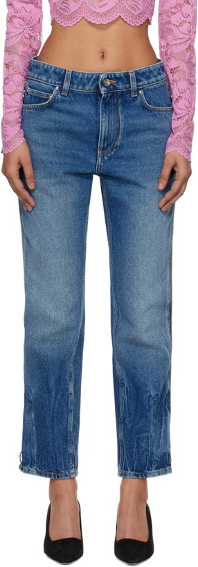 Photo: Rabanne Blue Zip Jeans
