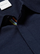 Paul Smith - Merino Wool Polo Shirt - Blue