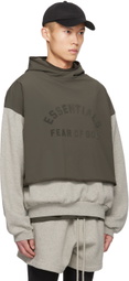 Fear of God ESSENTIALS Gray Bonded Hoodie