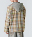 Acne Studios Checked cotton canvas overshirt