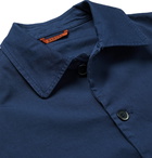 Barena - Cotton-Blend Twill Overshirt - Blue