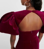 Rasario Cutout velvet midi dress