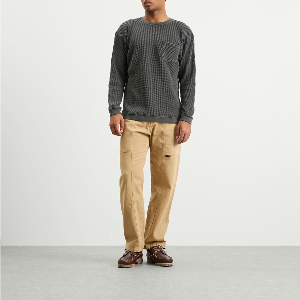 Manastash Men's Heavy Snug Thermal Long Sleeve T-Shirt in Black