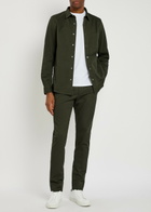 Lestrange Stretch-cotton Overshirt Khaki