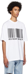 VTMNTS White Barcode T-Shirt