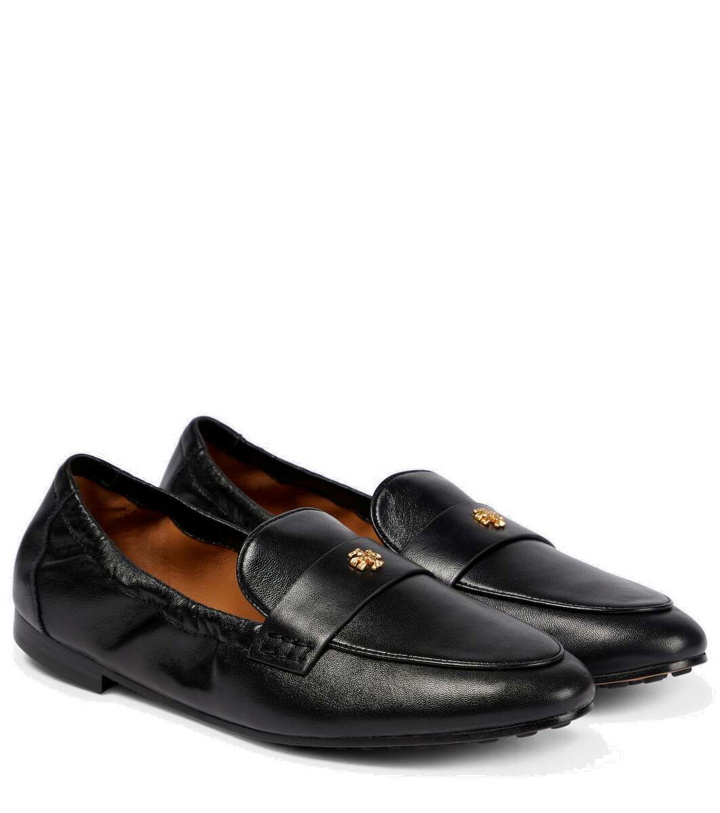 Photo: Tory Burch Embellished leather loafers