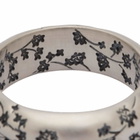 Serge DeNimes Men's Blossom Ring in Silver