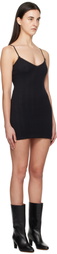 Cou Cou Black 'The Cami Slip' Minidress