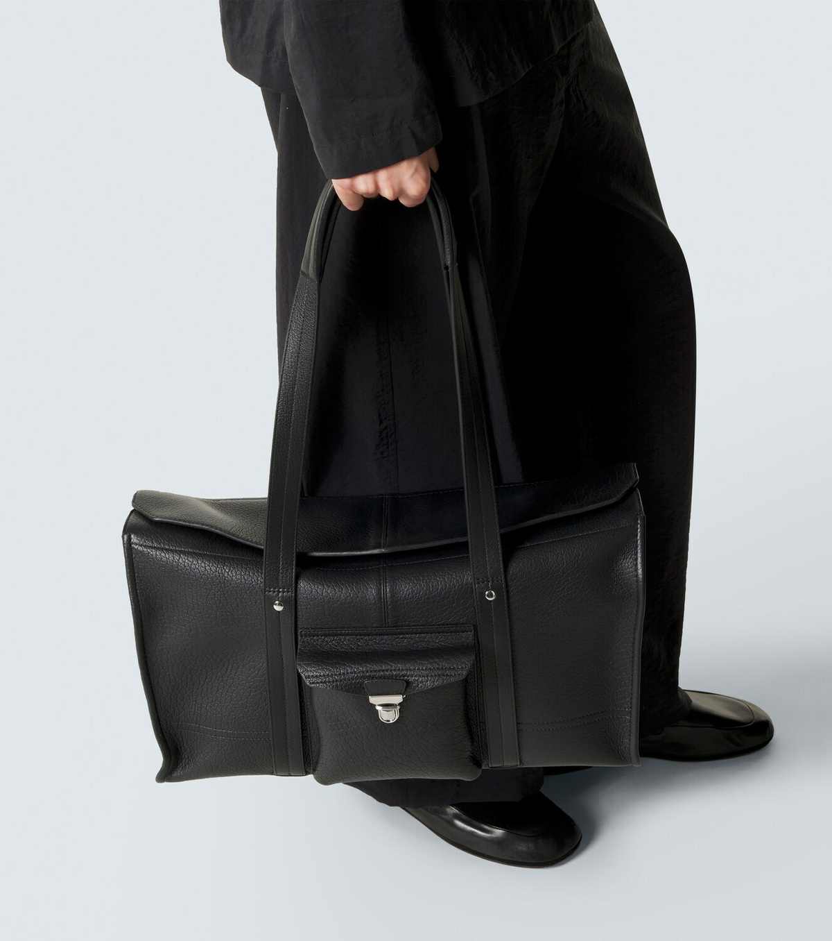 Lemaire Soft Gear leather tote bag