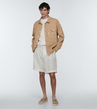 Brunello Cucinelli Linen and cotton shirt jacket