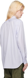 Comme des Garçons Shirt White Striped Shirt