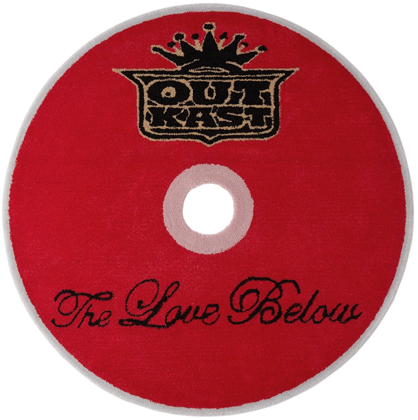 Photo: Curves by Sean Brown SSENSE Exclusive Red 'The Love Below' CD Rug