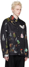 Lanvin Black Floral Jacket