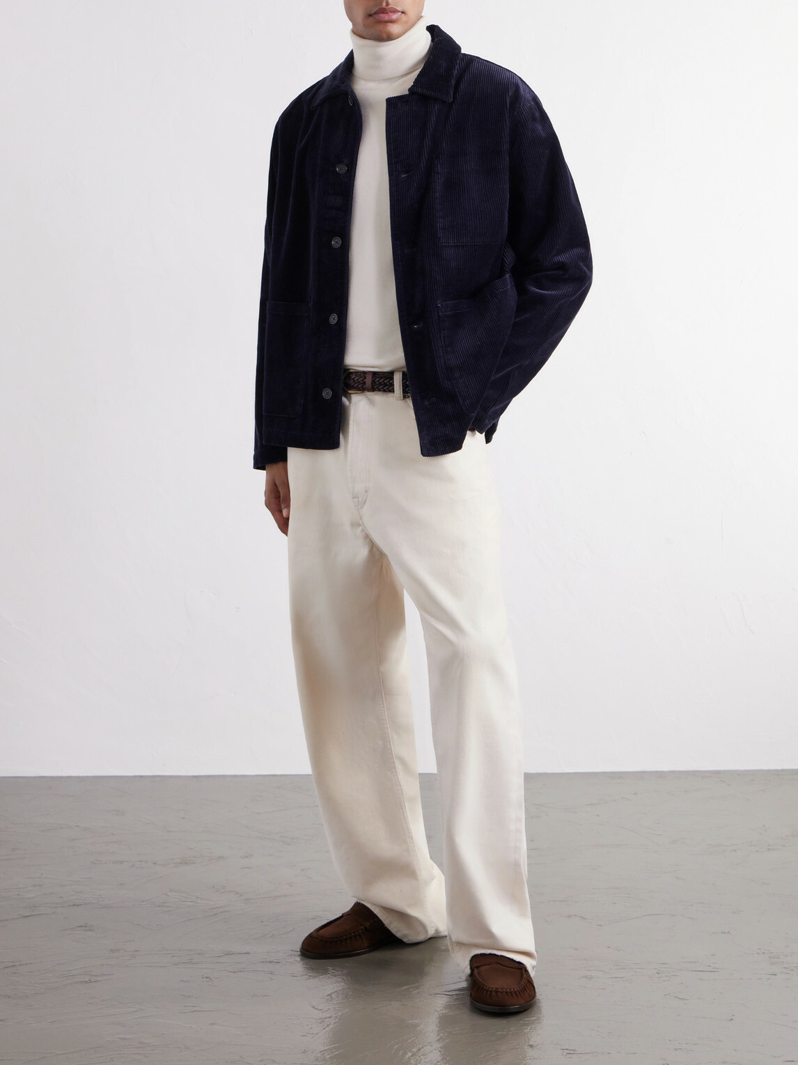 NN07 - Morgan 50004 Organic Cotton-Corduroy Chore Jacket - Blue
