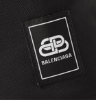 Balenciaga - Logo-Appliquéd Canvas Water Bottle Pouch - Black