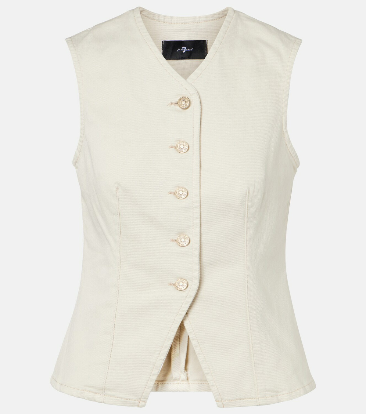 7 For All Mankind Lady denim vest