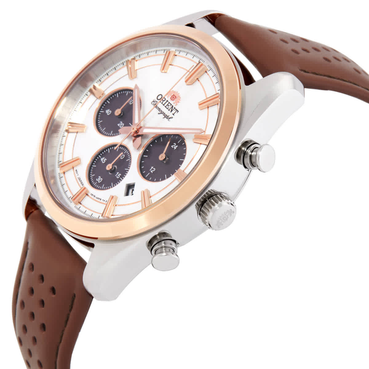 Orient Contemporary Chronograph White Dial Mens Watch RATX0306S10B