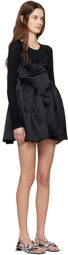 Cecilie Bahnsen Black Ovid Minidress