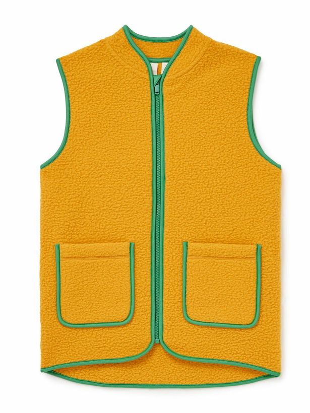 Photo: ARKET Kids - Oddbjorn Recycled-Fleece Gilet - Yellow
