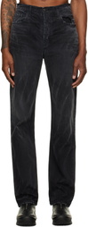 ALEXANDER DIGENOVA Black Straight Leg Jeans
