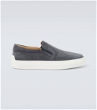Tod's Cassetta Casual suede slip-on sneakers