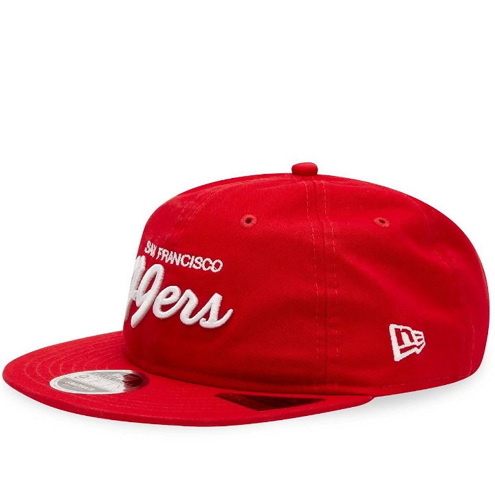 Photo: New Era San Francisco 49ers 9Fifty Adjustable Cap in Red
