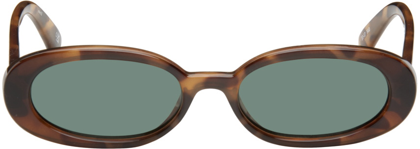Le Specs Tortoiseshell 'Outta Love' Sunglasses Le Specs