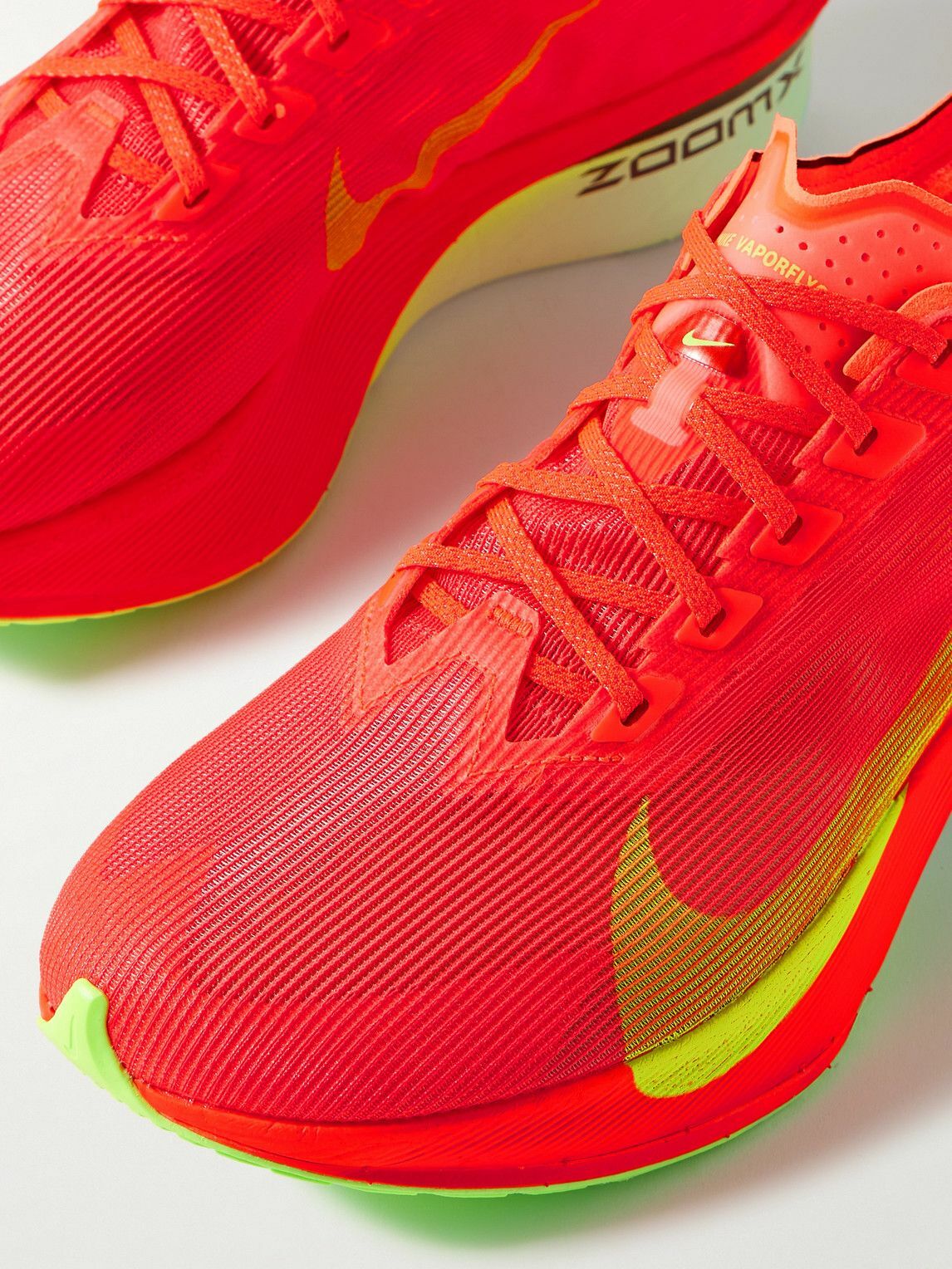 NIKE RUNNING - ZoomX Vaporfly NEXT% 4 Mesh Running Sneakers - Red