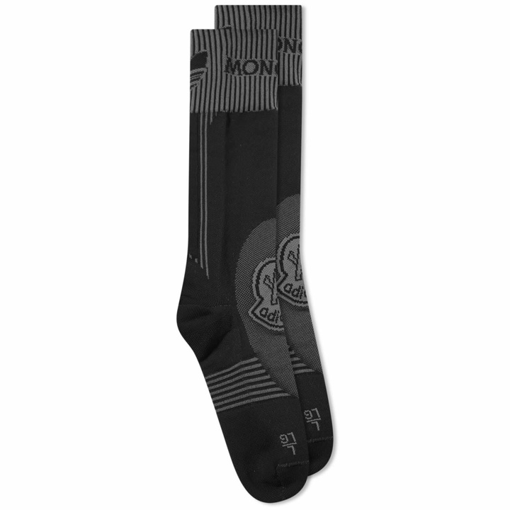 Photo: Moncler x adidas Originals Sports Sock in Black