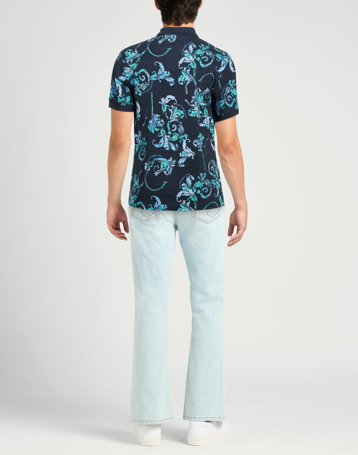 Versace Jeans Couture Mens Polo shirt in Navy
