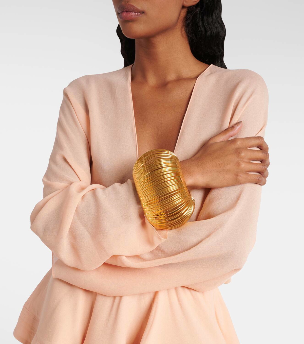 Alaïa Slinky cuff bracelet