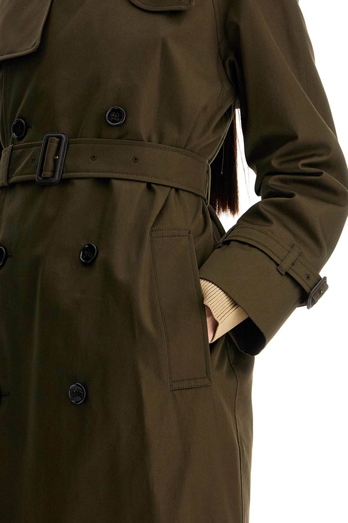 BURBERRY double-breasted trench coat with Khaki Burberry