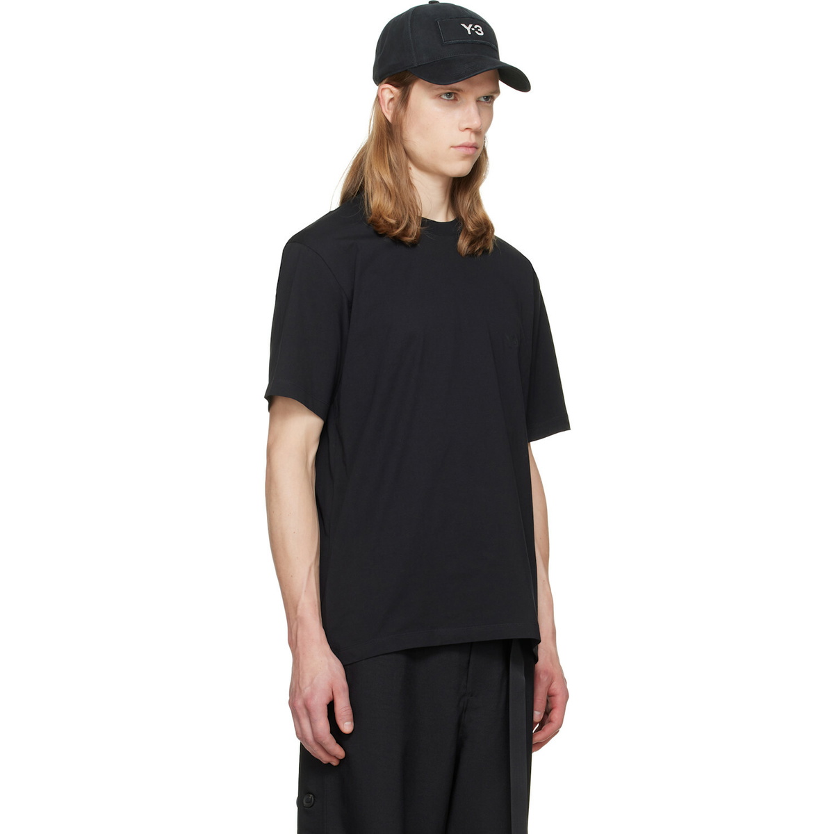 Y-3 Black 3-Stripes T-shirt