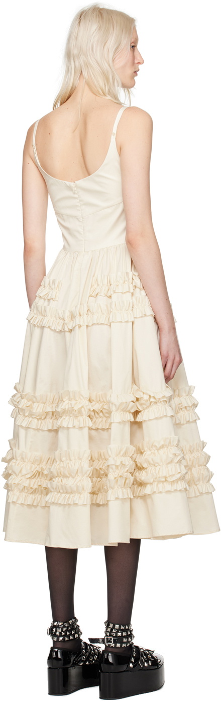 Molly Goddard Off-White Ruby Maxi Dress Molly Goddard