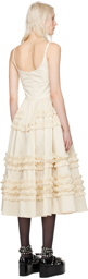 Molly Goddard Off-White Ruby Maxi Dress