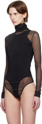 Maison Margiela Black High-Neck Bodysuit