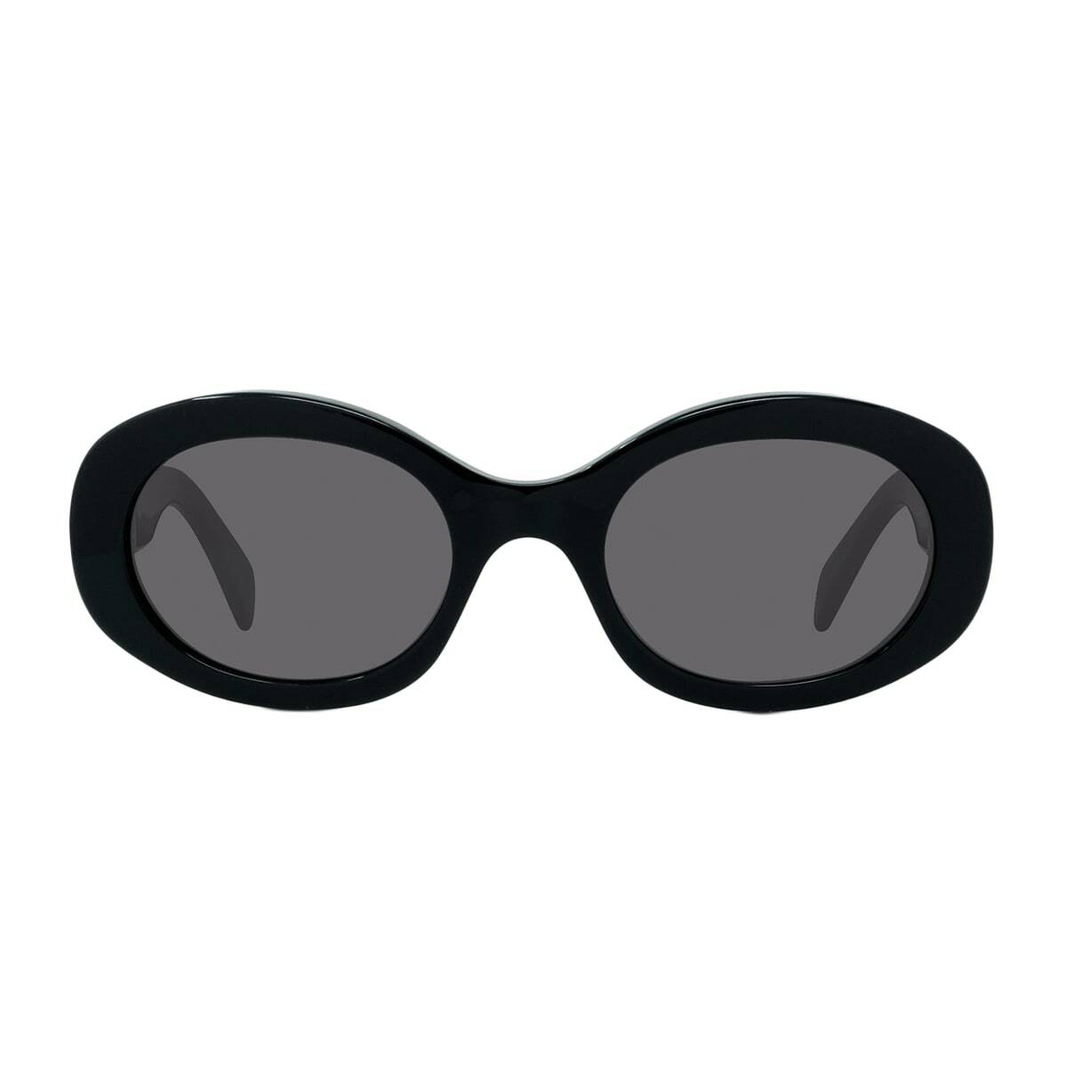 NEW CELINE Triomphe 01 sunglasses CL40194U 01A Celine CL40194U 01A Triomphe Oval Women Sunglasses Black  main image 4