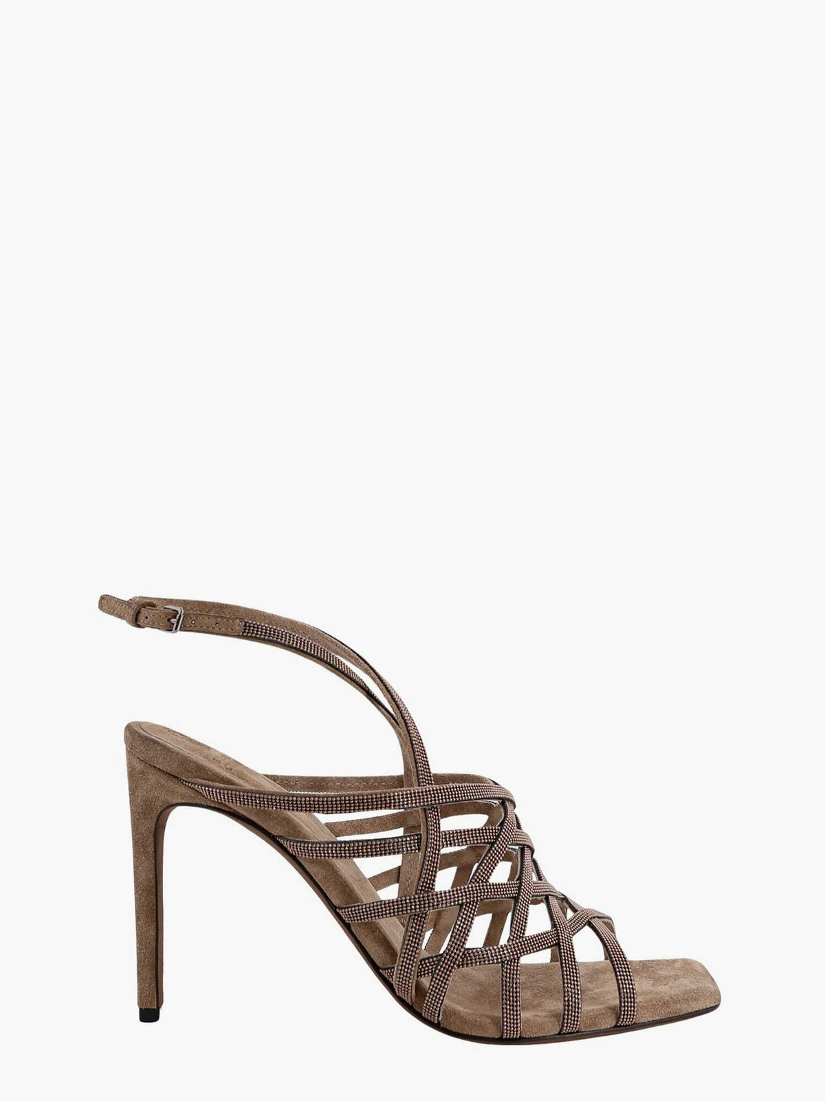 サンダル・ミュール BRUNELLO CUCINELLI Women Sandals MZSFC2873C7495 Beige Leather sandals for women | Brunello Cucinelli