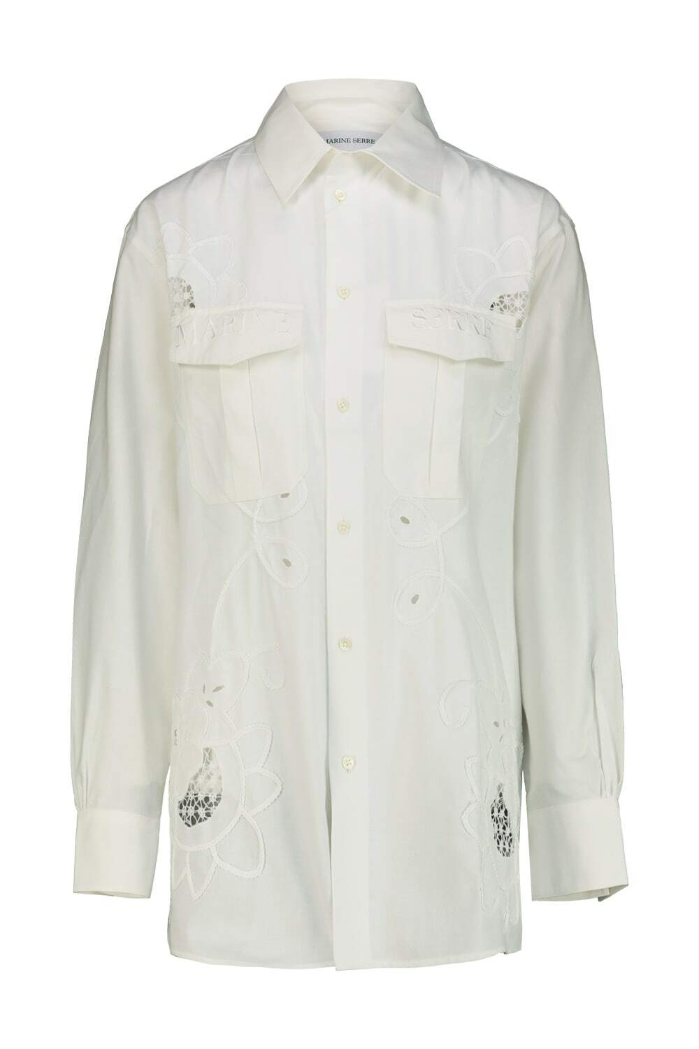 Marine Serre Shirt In Regenerated Household Linen