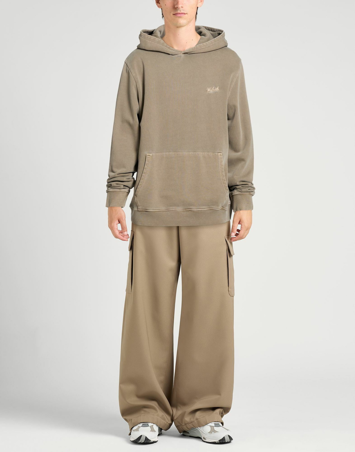 Woolrich Mens Sweatshirt Khaki