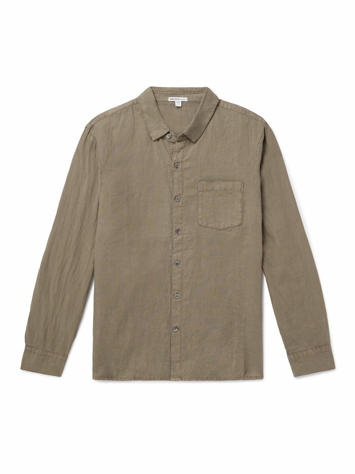 James Perse - Garment-Dyed Linen Shirt - Neutrals