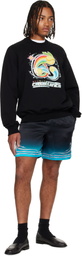 Casablanca Black Manga Tennis Ball Sweatshirt
