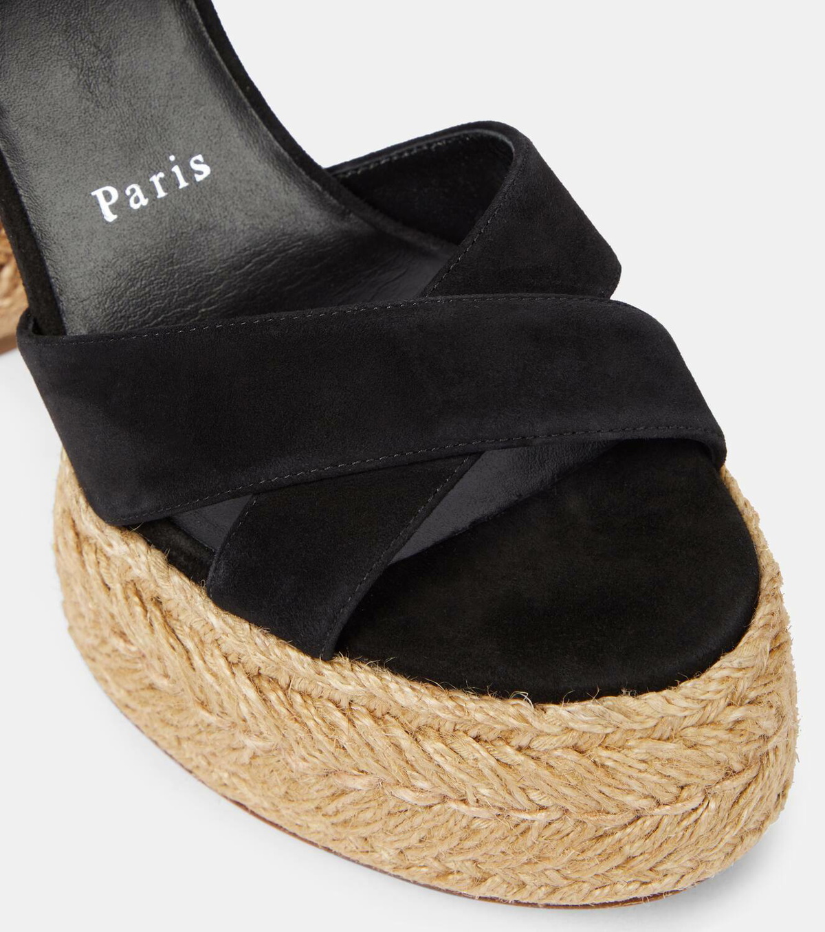 Christian Louboutin Super Calakala 130 suede espadrille
