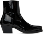 Ernest W. Baker Black Western Boots