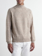 Zegna - Wool-Blend Rollneck Sweater - Neutrals